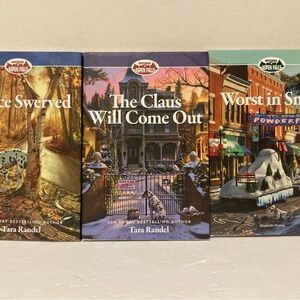 Annie's Mysteries of Aspen Falls Hard Cover DJ Ribbon Bookmarks Lot of 3 Books